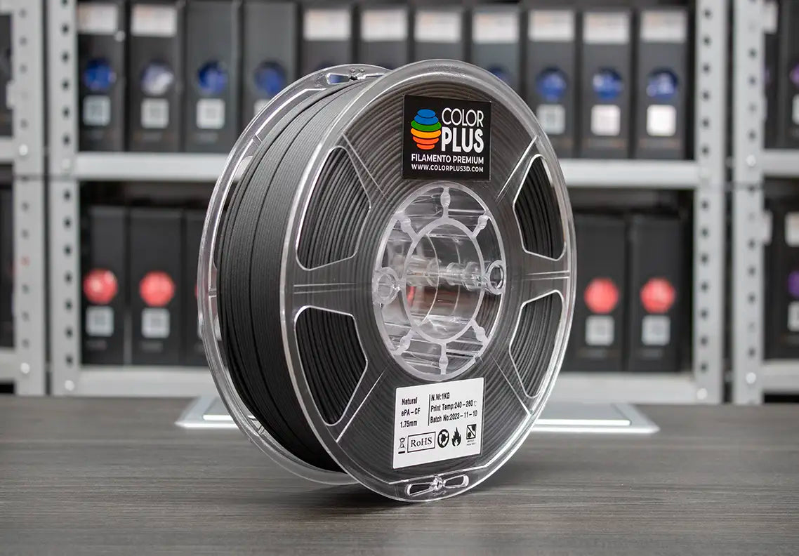 Filamento Fibra de Carbono 1.75 mm (2 Piezas)